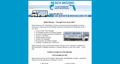 Desktop Screenshot of beachmoving.com