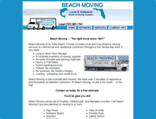 Tablet Screenshot of beachmoving.com